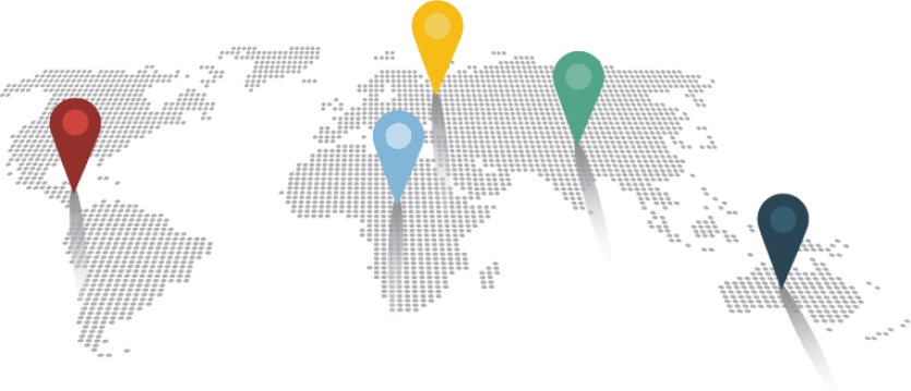 Global distribution map