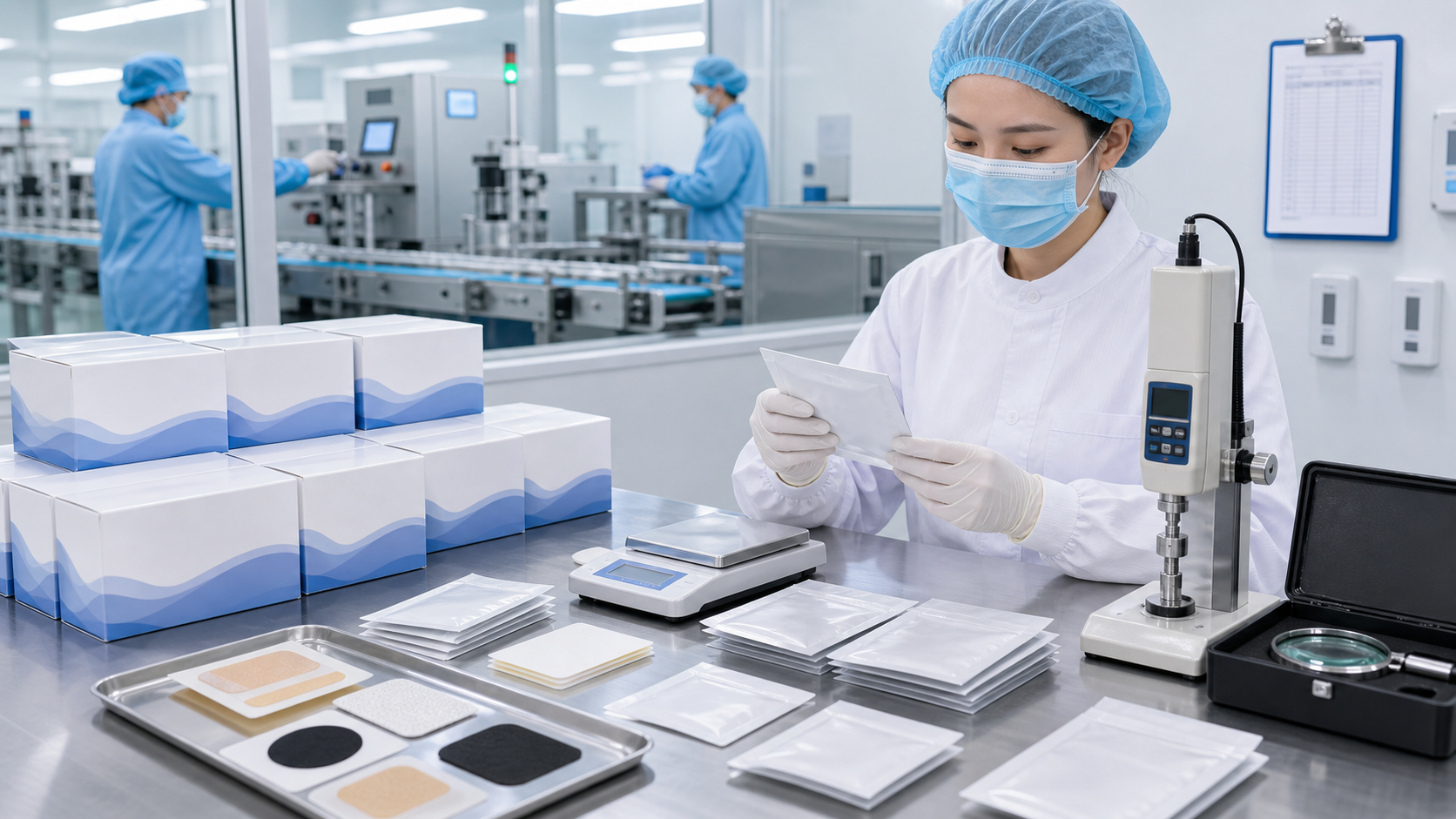 Controlled OEM patch production and quality inspection